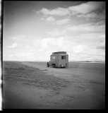 auto na stepi u bakersfield kalifornie 1935
