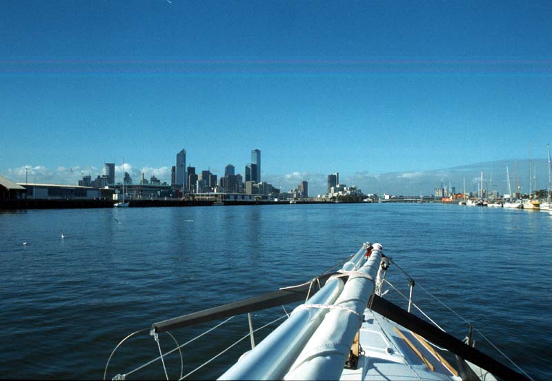 Alka on Yarra River close to City (Melbourne)